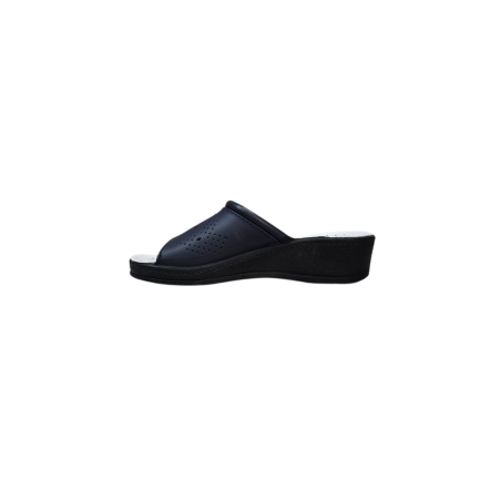 Granatowe klapki damskie Sanital Flex 698 - 4