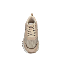 Beżowe sneakersy damskie American Club LE09 - 5