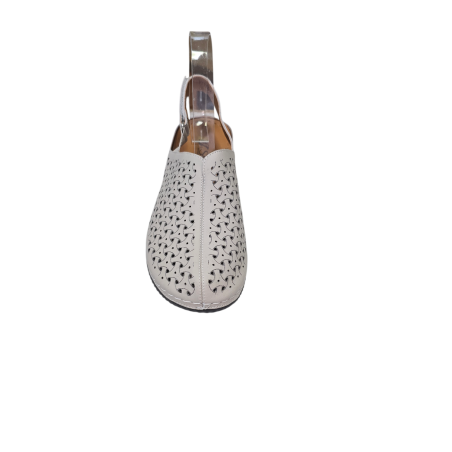 Sandały damskie z pełnym przodem Sandway F71305 taupe - 5