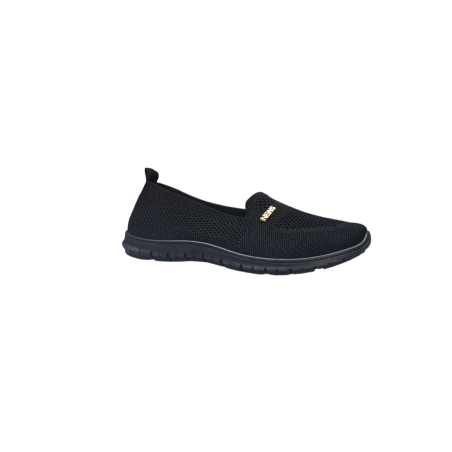 Czarne lekkie sneakersy damskie News 219 - 1