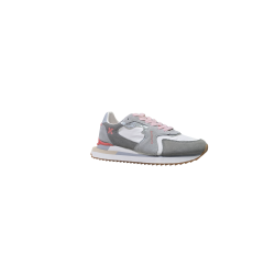 Szare skórzane sneakersy damskie Kobbo 100100 - 2