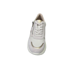 Beżowe skórzane sneakersy damskie Vinceza 39970 - 4