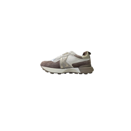 Beżowe skórzane sneakersy damskie Kobbo 66954 - 3