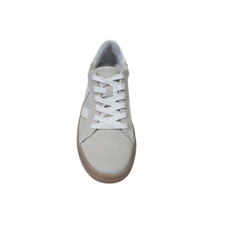 Beżowe skórzane sneakersy damskie Vinceza 79597 - 4