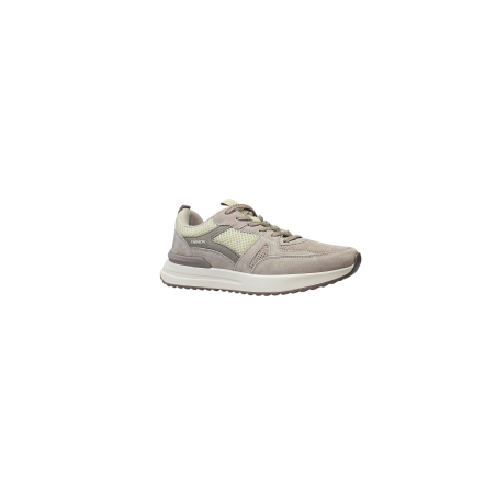 Skórzane sneakersy damskie Cambell 98320 Khaki - 2