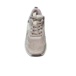 Skórzane sneakersy damskie Cambell 98320 Khaki - 4