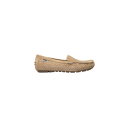 Zamszowe mokasyny damskie Goodin FL200 D.beige - 1
