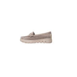Zamszowe mokasyny damskie na platformie Goodin FL26104 Khaki - 3