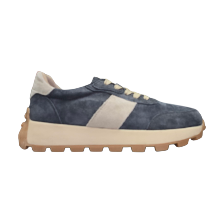 Szare skórzane sneakersy Goodin LX1081 - 3