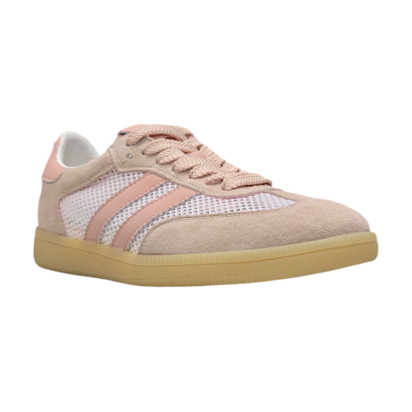 Trampki, sneakersy damskie ze skóry Goodin SZ-045 różowe - 4