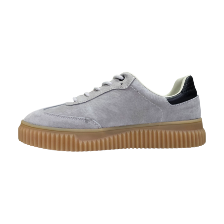 Szare skórzane sneakersy Goodin XF199 - 3