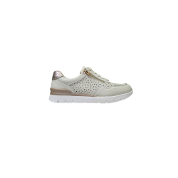 Beżowe skórzane sneakersy, półbuty Goodin XW1052 - 1