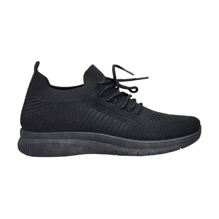 Czarne lekkie sneakersy sportowe buty News 4754 - 4