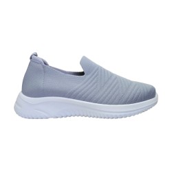 Szare sneakersy damskie wsuwane Skotnicki 5022 - 4