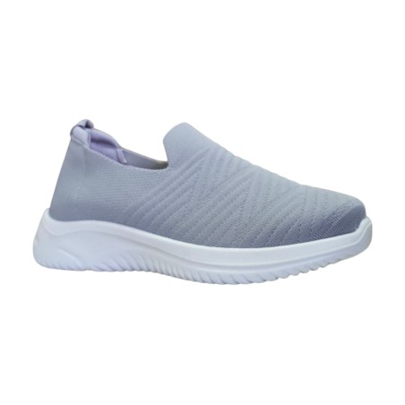 Szare sneakersy damskie wsuwane Skotnicki 5022 - 5