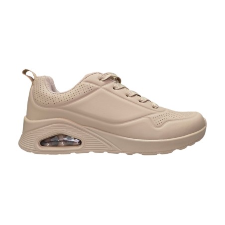 Beżowe damskie sneakersy, sportowe buty Skotnicki 5080 - 3