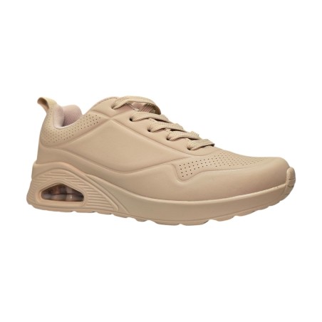 Beżowe damskie sneakersy, sportowe buty Skotnicki 5080 - 4