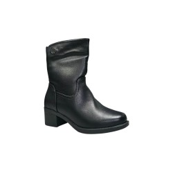 Czarne botki damskie na obcasie Vinceza 85190 - 5