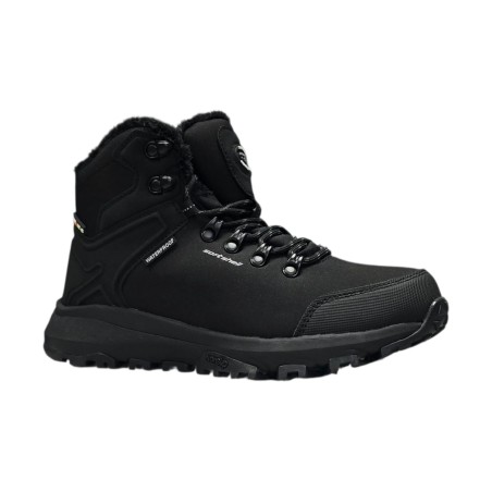 Czarne trapery, trekkingi American Club HL145/24 - 5