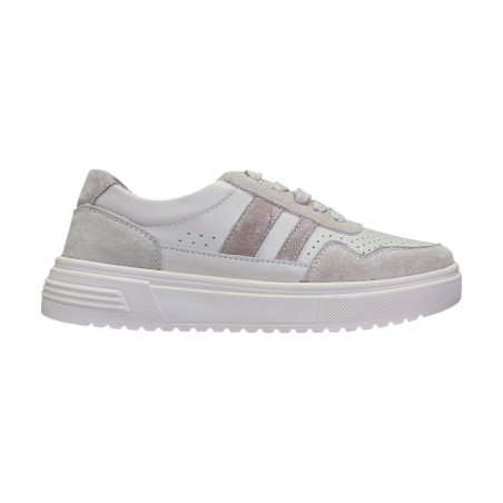 Skórzane sneakersy, półbuty sportowe damskie Goodin LX1041 beżowe - 4