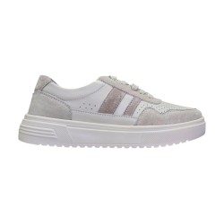 Skórzane sneakersy, półbuty sportowe damskie Goodin LX1041 beżowe - 4