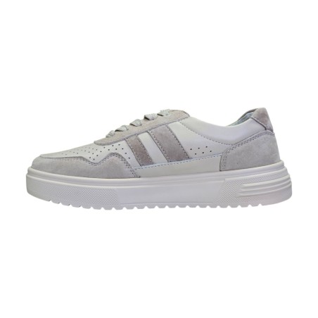 Skórzane sneakersy, półbuty sportowe damskie Goodin LX1041 beżowe - 6