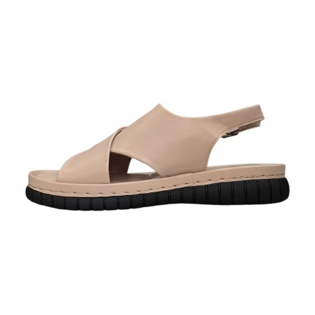 Sandały skórzane damskie Goodin SZ-057 Apricot - 6