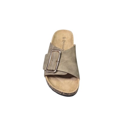 Klapki damskie Potocki 17309 Khaki - 5