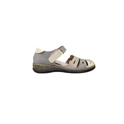 Półbuty damskie Potocki 90396 khaki - 2