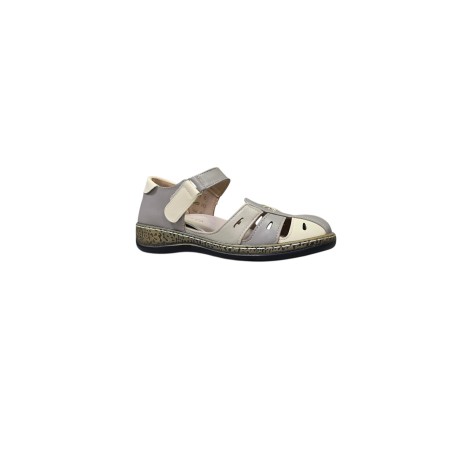 Półbuty damskie Potocki 90396 khaki - 3