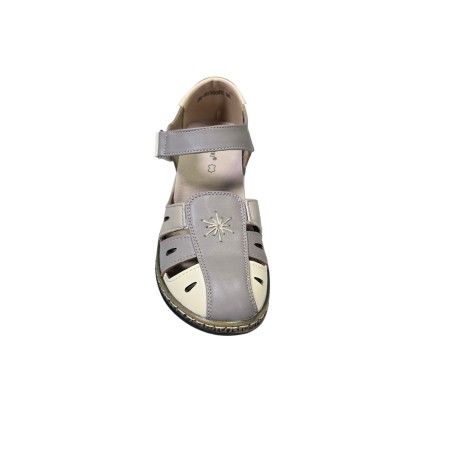 Półbuty damskie Potocki 90396 khaki - 5