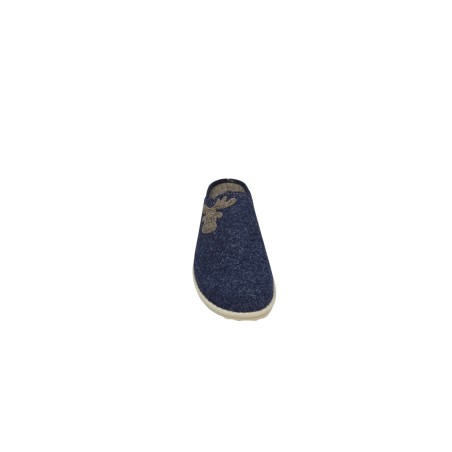 Pantofle damskie Inblu CS49 szaro-niebieskie - 4