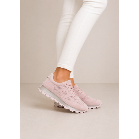 Różowe sneakersy damskie Goodin  XF237 - 1
