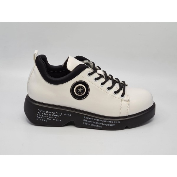 Sportowe sneakersy wiosenne Aotoria 72215 biały - 1
