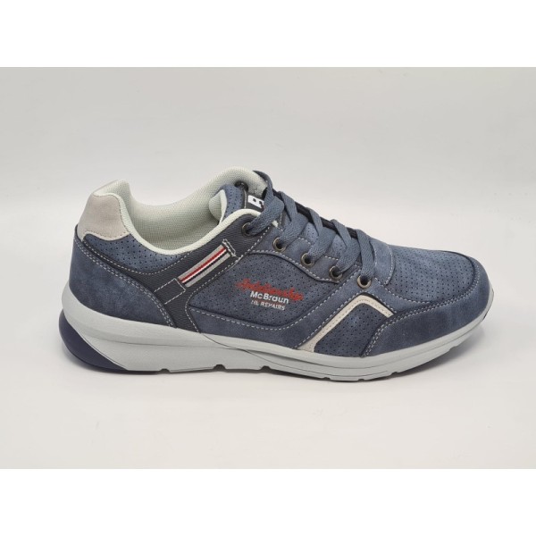 Adidasy sportowe męskie McBraun 2122 granatowe - 1