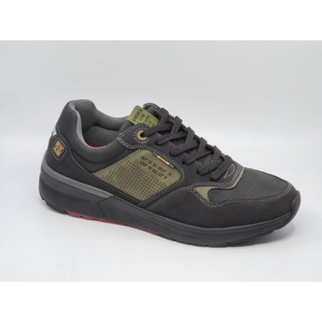 Czarne adidasy, sneakersy męskie American Club RH 05,06/21 - 1