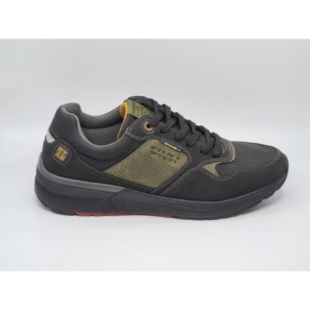 Czarne adidasy, sneakersy męskie American Club RH 05,06/21 - 2